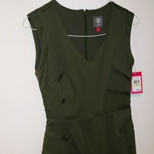 Vince Camuto new w/ tags dark green dress size 4